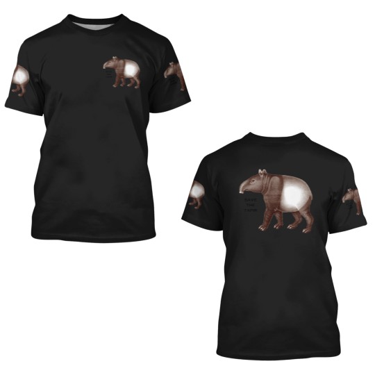 Discover Malayan Tapir - Save the Tapir, I Love Tapirs 3D T Shirts