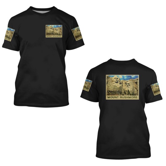 Discover Mount Rushmore Vintage 3D T Shirts