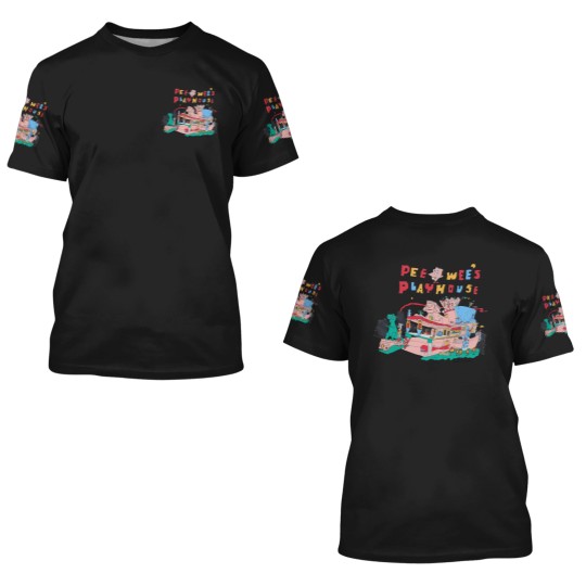 Discover Funny Vintage Pee Wee's Playhouse 3D T Shirts, Vintage 90s Pee Wee Herman 3D T Shirts