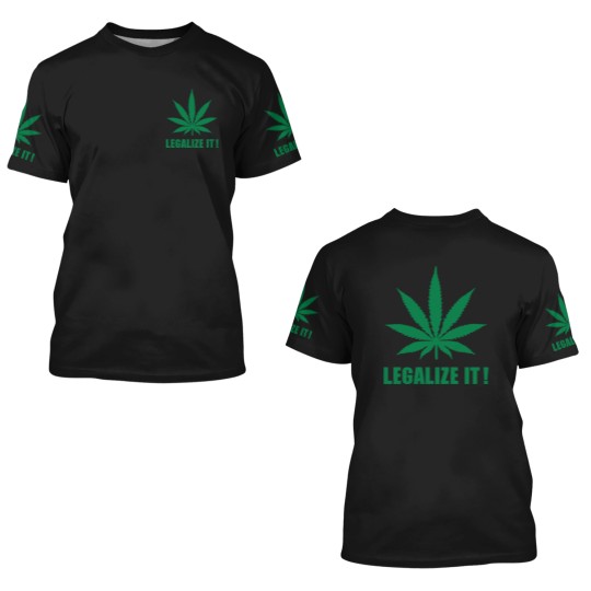 Discover Marijuana Legalize it 3D T Shirts