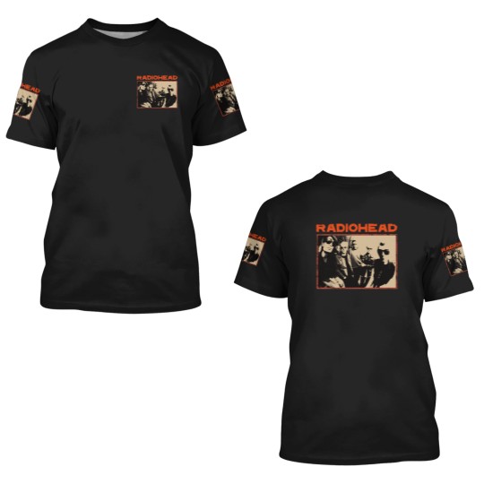 Discover Radiohead Cotton New Vintage Band 3D T Shirts