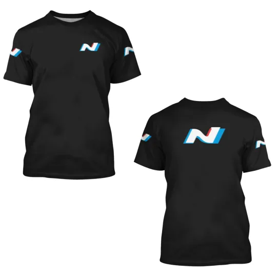 Discover Hyundai N Logo 3D T Shirts
