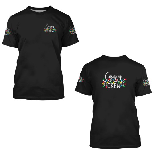 Discover Cousin Crew 3D T Shirts, Cousin Crew Party 3D T Shirts, Matching Cousin 3D T Shirts