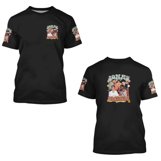 Discover Jonas Brothers Tour 2023 3D T Shirts, Jonas Brothers The Album 3D T Shirts