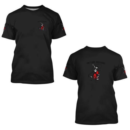 Discover Portland Buckaroos - Defunct Hockey Team - Vintage/Distressed Style - Ice Hockey - 3D T Shirts