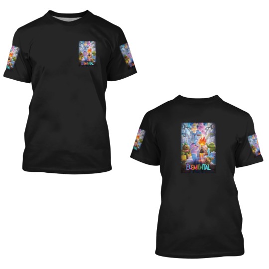 Discover Elemental Essential 3D T Shirts Elemental MOVIE lover