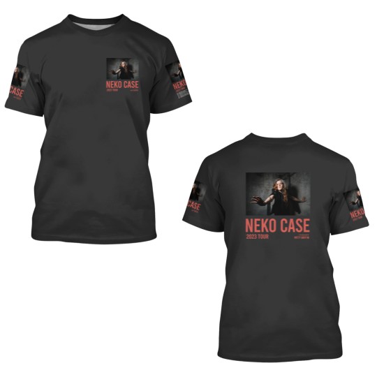 Discover Neko Case Tour 2023 3D T Shirts, Neko Case 2023 2 Side 3D T Shirts