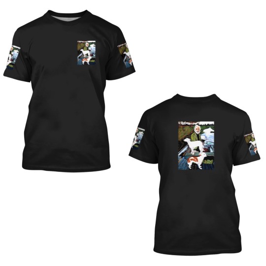 Discover Goodfellas Painting Old Man with Dog 3D T Shirts