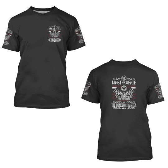 Discover Dungeon Master (Black) 3D T Shirts