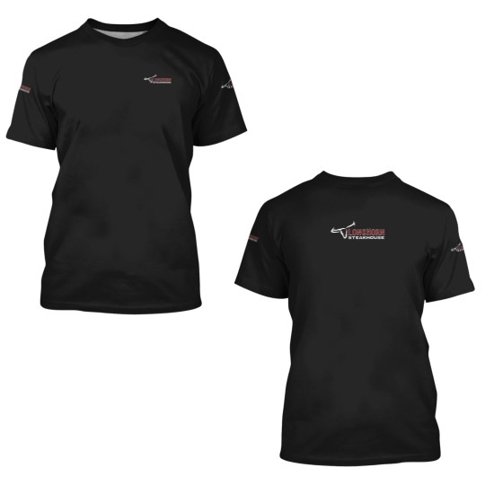Discover Longhorn New York Steakhouse Restaurant Food Logo Cool 3D T Shirts