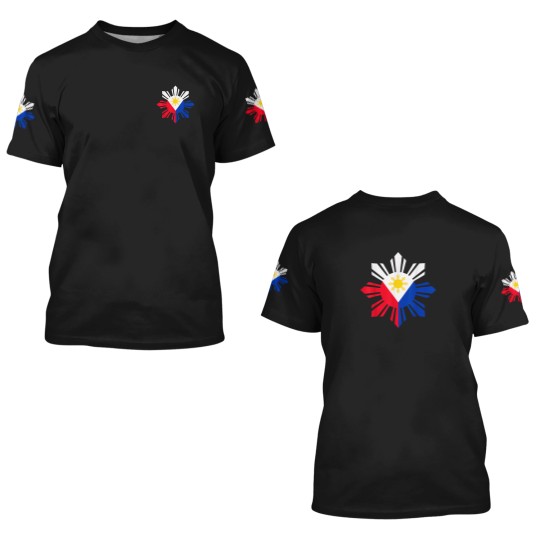 Discover Philippine Flag Pinoy Flag Filipino 3D T Shirts Pinoy Sun