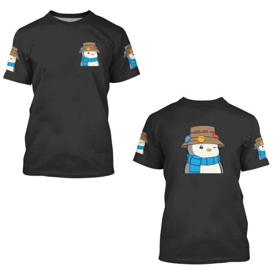 Discover cartoon pudgy penguin 4750 nft lovely animal 3D T Shirts
