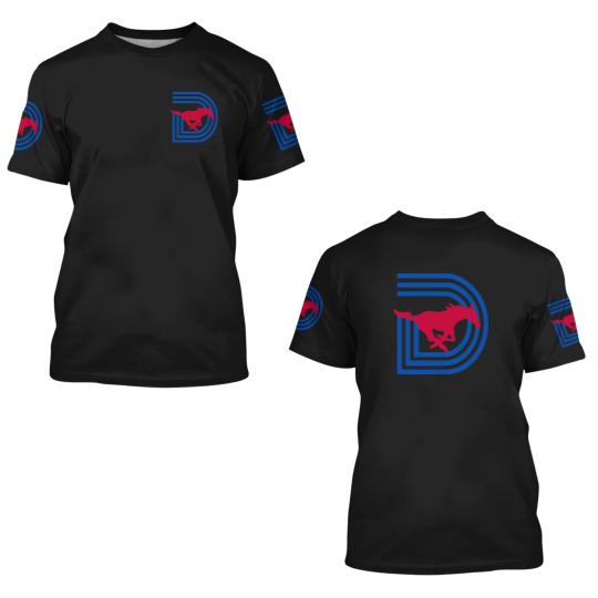 Discover SMU Triple D Logo 3D T Shirts