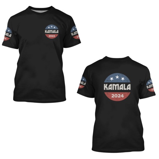 Discover Kamala Harris 2024 For President Campaign 3D T Shirts