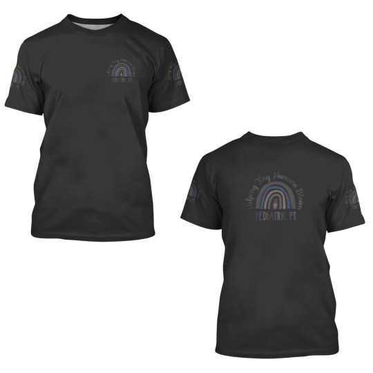 Discover Physical Therapy 3D T Shirts, Helping Tiny Humans, Pediatric Physical Therapist 3D T Shirts