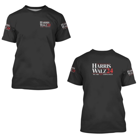 Discover 2024 3D T-Shirts for Harris Walz