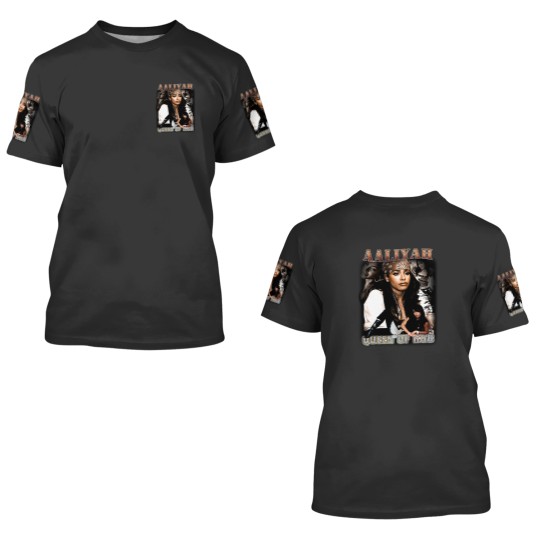 Discover Aaliyah Queen Of R&B 3D T Shirts