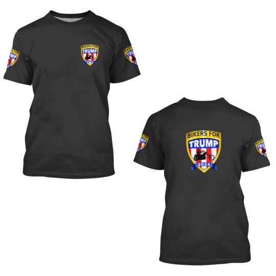 Discover Bikers for Trump 2024 American 3D T Shirts