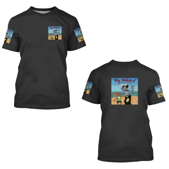 Discover Nu pogodi with the rabbit cartoon 3D T Shirts