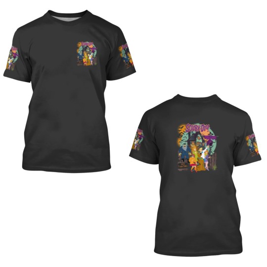 Discover Vintage Spooky Scooby-Doo 3D T Shirts: Haunted House