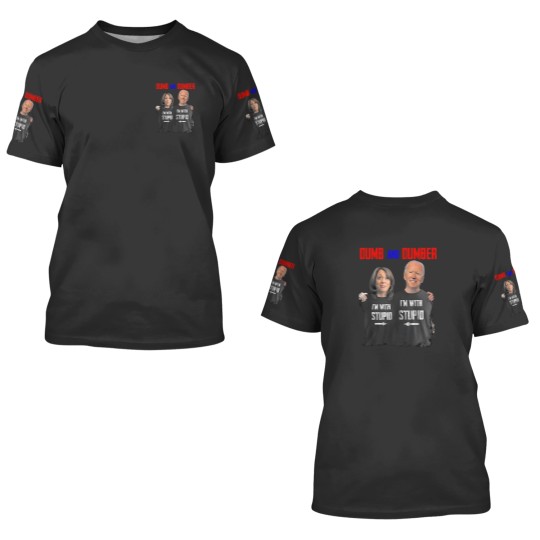 Discover Biden Harris Dumb and Dumber Trump 2024 3D T Shirts, Take America Back Trump, President Trump 3D T Shirts