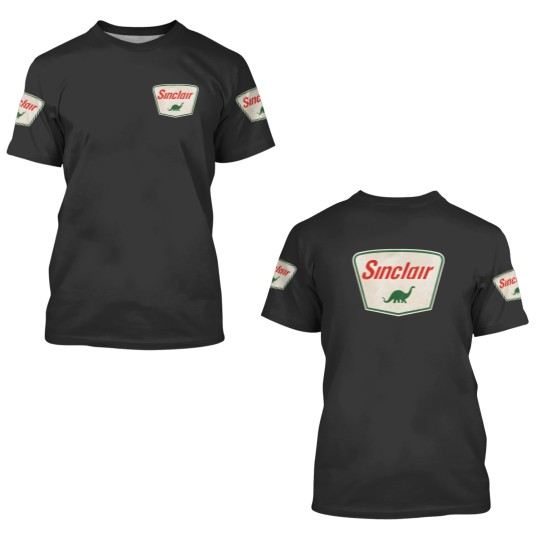 Discover Sinclair Oil vintage logo 3D T Shirts