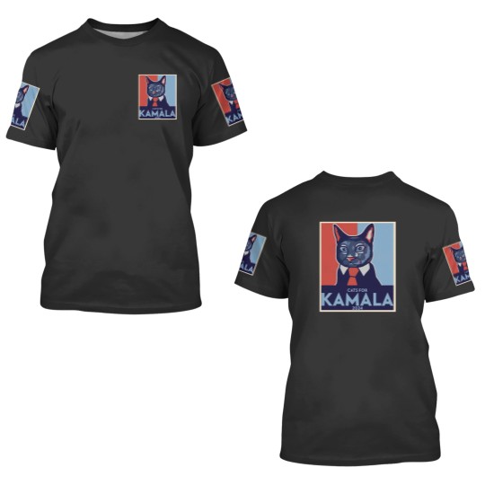 Discover Cats for Kamala 2024 Unisex 3D T Shirts