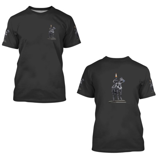 Discover Duke of Wellington Statue Wearing Face Masks 3D T Shirts