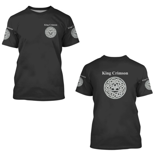 Discover 1982 king-crimson Vintage Discipline Album Promo 3D T Shirts