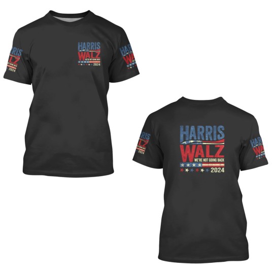 Discover Harris Walz, we're not going back - Were Not Going Back - 3D T Shirts
