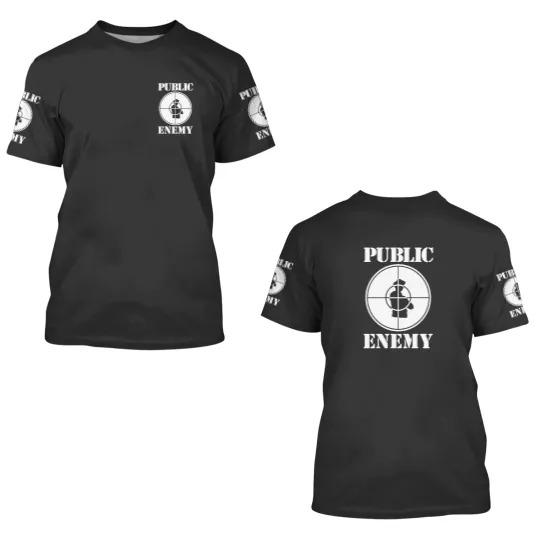 Discover Public Enemy Logo 3D T Shirts 3D T Shirts