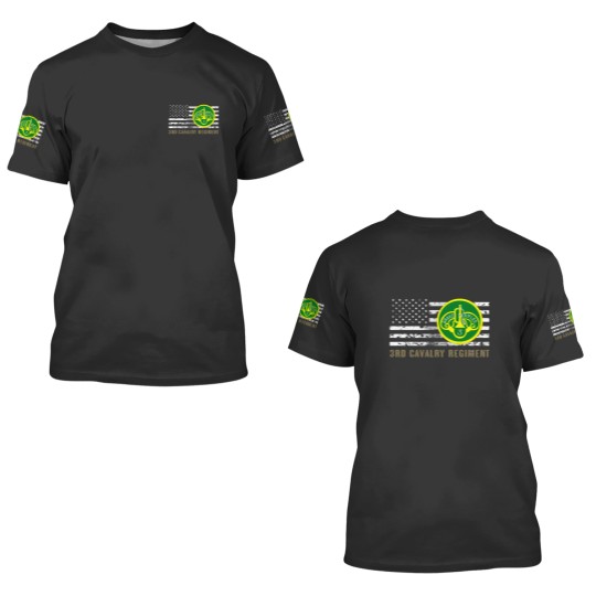 Discover 3Rd Cavalry Regiment 3D T Shirts