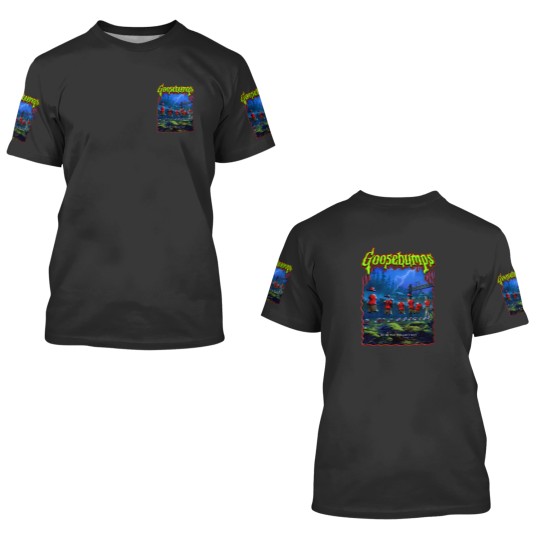 Discover Goosebumps Ghost Camp 3D T Shirts/RL Stine Goosebumps Books
