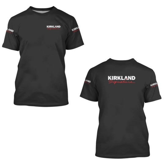 Discover Kirkland 3D T-Shirts with Costco Hot Dog & Soda Combo Quote