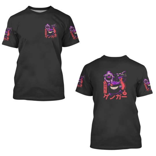 Discover Gengar Inspired 3D T-Shirt