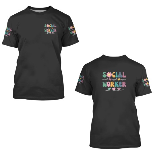 Discover Social Worker Graduation 3D T-Shirt Gift
