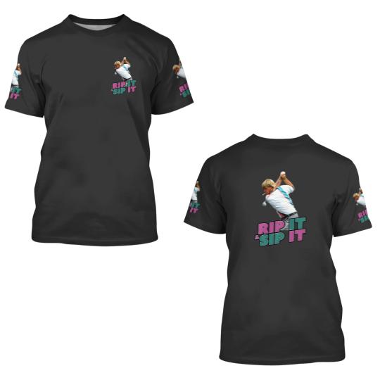 Discover John Daly Rip It Sip It Golf 3D T Shirts