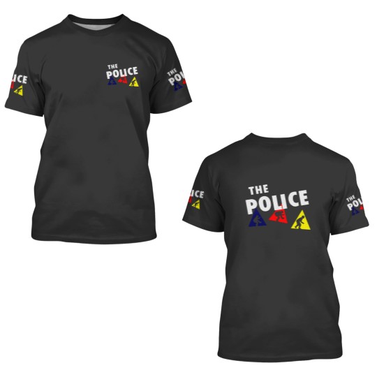 Discover the police synchronicity album new logo 3D T Shirts