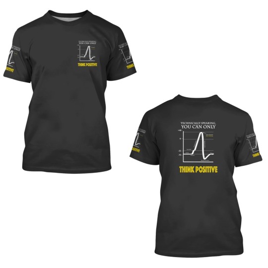 Discover Think Positive Neuroscience 3D T Shirts
