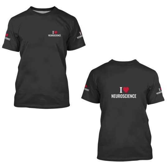 Discover I Love Neuroscience 3D T Shirts