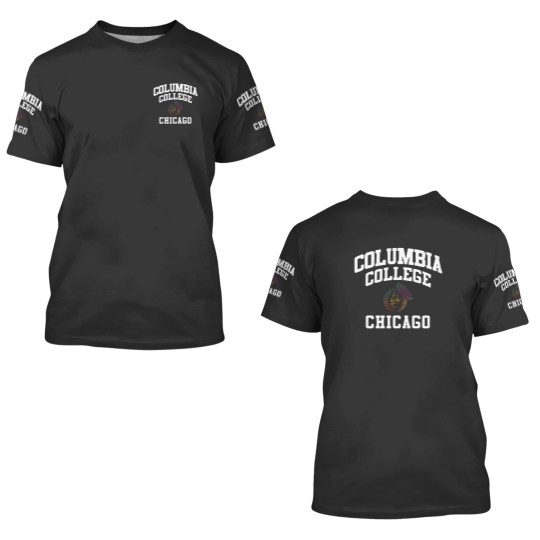 Discover Columbia College Chicago CCC Logo 3D T Shirts