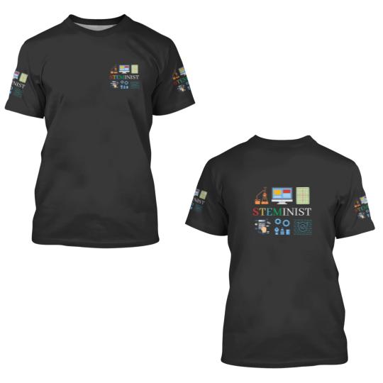Discover Steminist Science Technology Engineering Math STEM 3D T Shirts