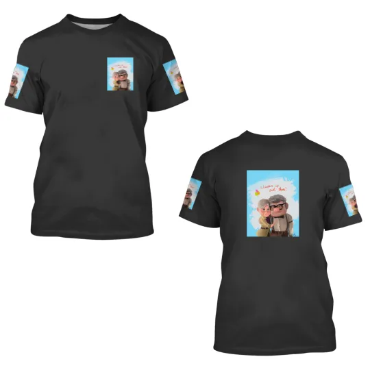 Discover Ellie and Carl Up Carl Ellie 3D T Shirts