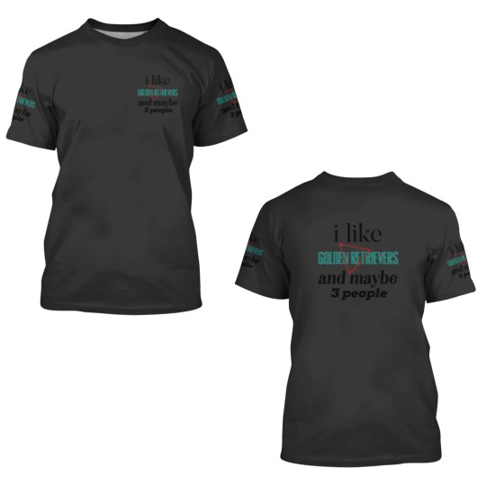 Discover golden retrievers - Golden Retrievers - 3D T Shirts