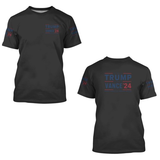 Discover Trump 2024 3D T-Shirts featuring President Trump and JD Vance