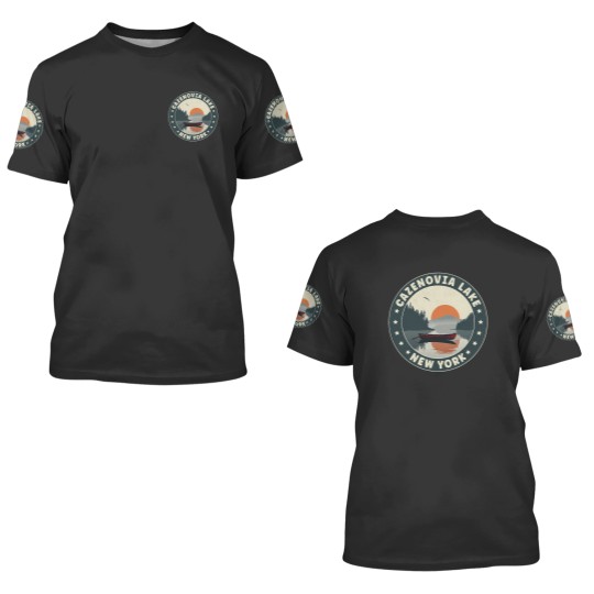 Discover Cazenovia Lake Cazenovia Lake New York Sunset 3D T Shirts