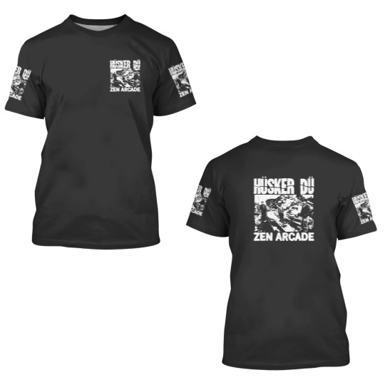 Discover Vintage Husker Du Zen Arcade 3D T-Shirts