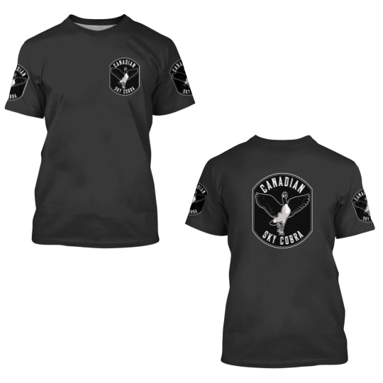 Discover Canadian Sky Cobra 3D T Shirts