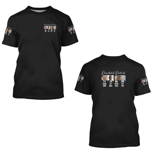 Discover Presidential Portrait 3D T Shirts - Sarcastic 3D T Shirts - Women's 3D T Shirts - Mens 3D T Shirts
