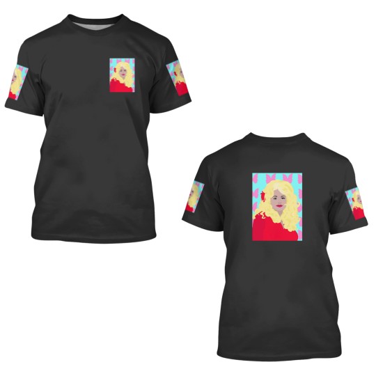 Discover Dolly Partonss popart Graphic 3D T Shirts